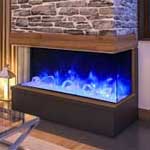 Amantii 3-Sided Indoor/Outdoor Electric Fireplace