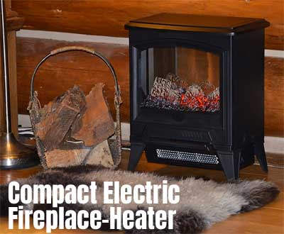Dimplex Compact Electric Fireplace Heater Stove