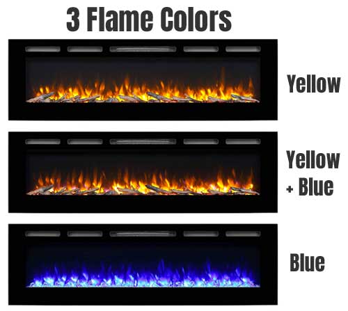 Electric Fireplace Flame Colors