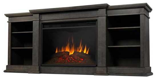 Eliot Grand Media Console Fireplace and TV Stand