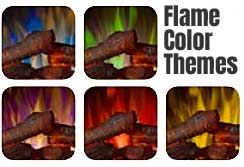 Electric Flame Color Themes