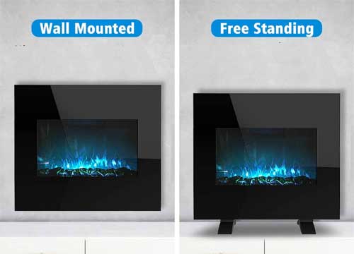 2 Ways to Install Your Electric Fireplace - Freestanding or Wall Mounted