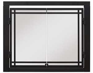 Glass Fireplace Doors for the Dimplex Revillusion Electric Fireplace 36"