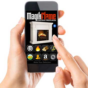 MagikFlame Easy Controller App Downloads to Your Phone instead of Using a Separate Remote Control