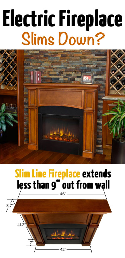 Slim Electric Fireplace